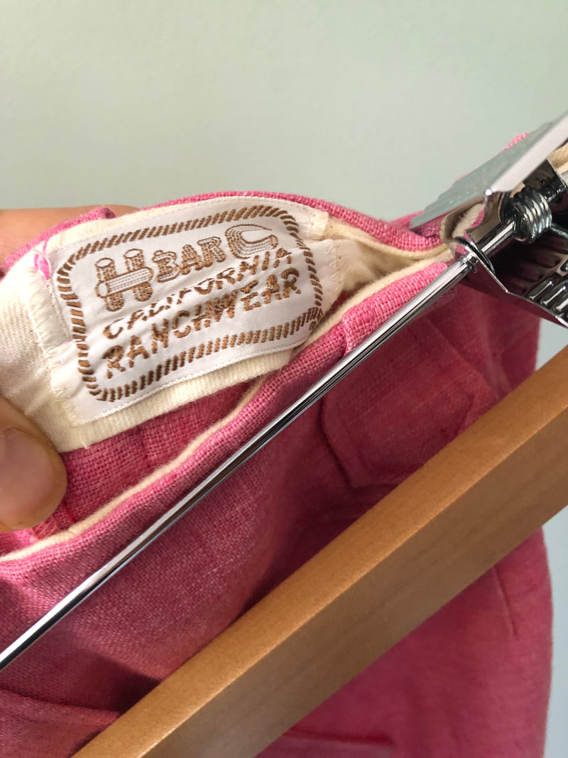 H Bar C California Ranchwear Pink Pants