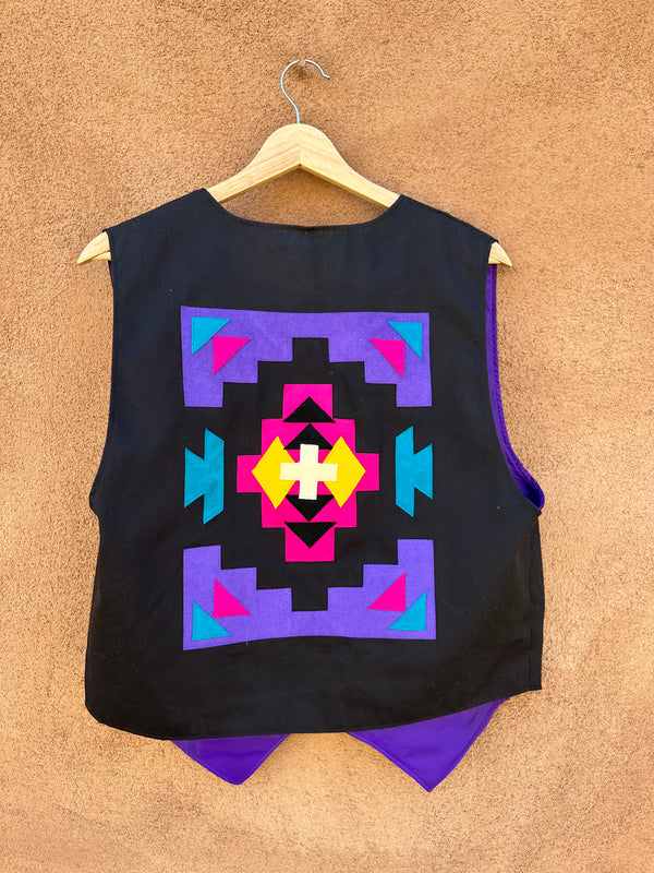 Navajo Spirit Vest with Concho Buttons
