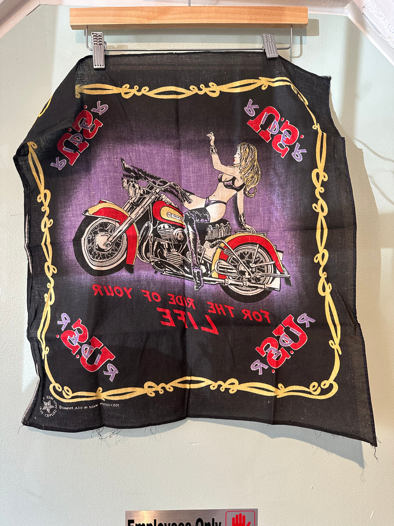 Harley Davidson "For the Ride of Your Life" Handkerchief