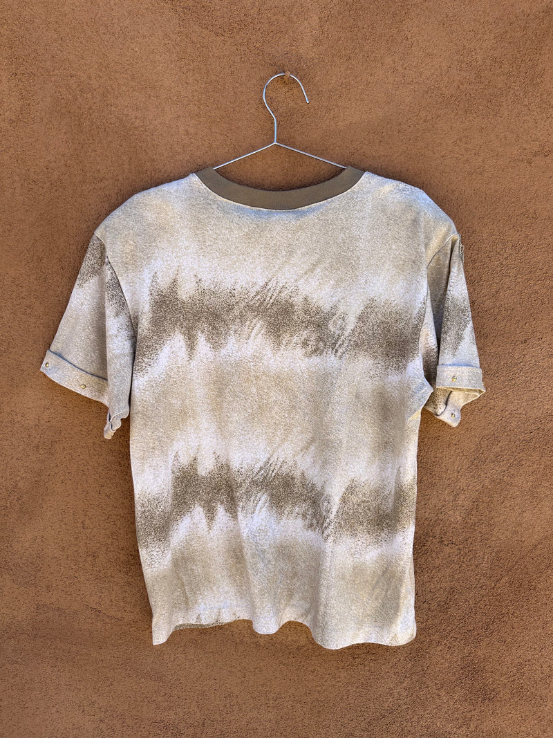 Rafael Southwest Style Top with Puff Paint
