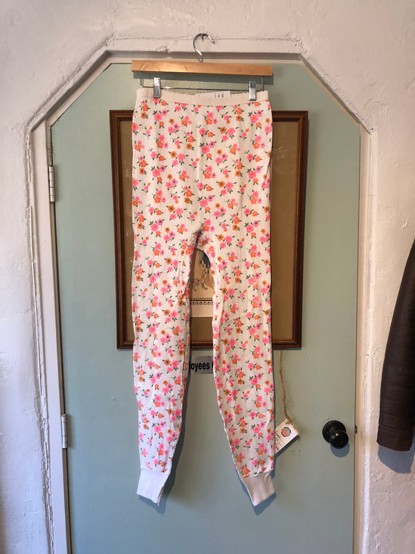 Lady Anson Thermal Pants w/Pink Flowers