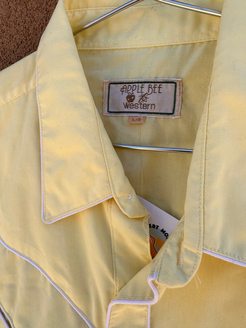 Yellow Western Shirt by Apple Bee Western