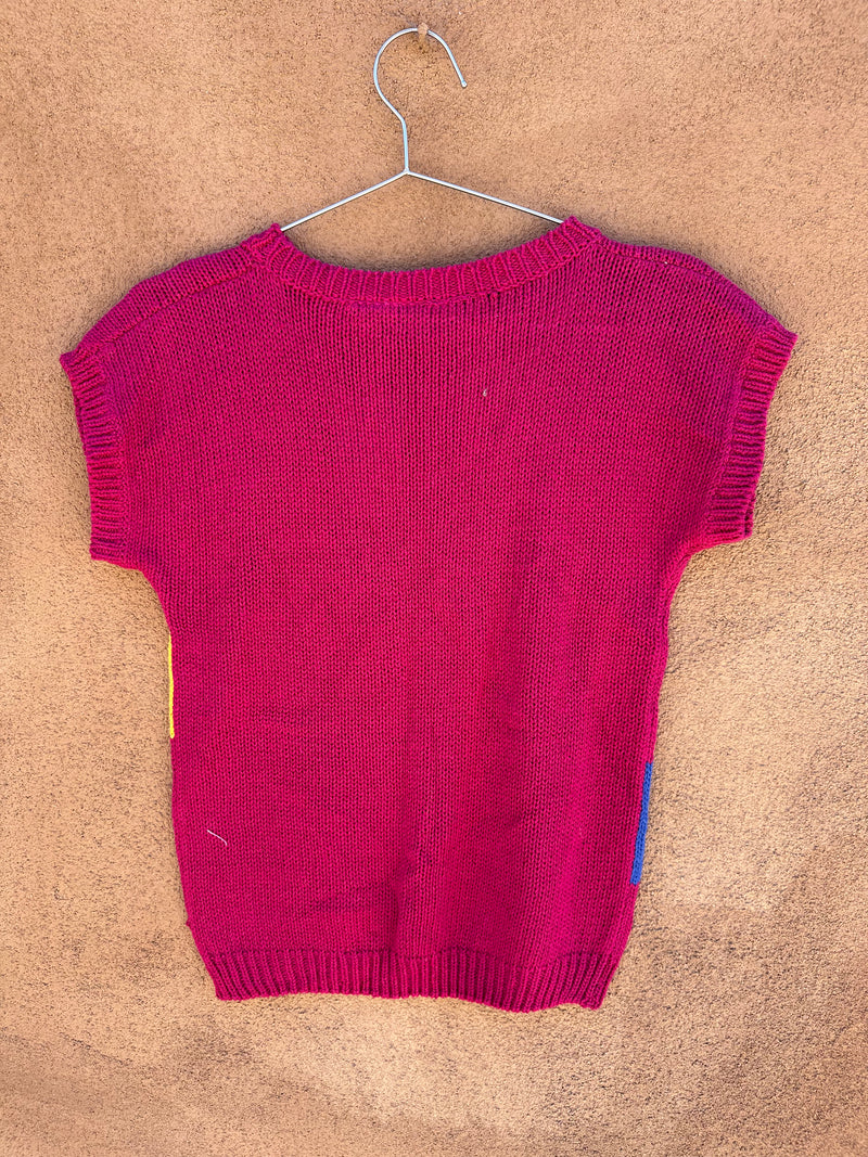 Pink 80’s Sweater Tee