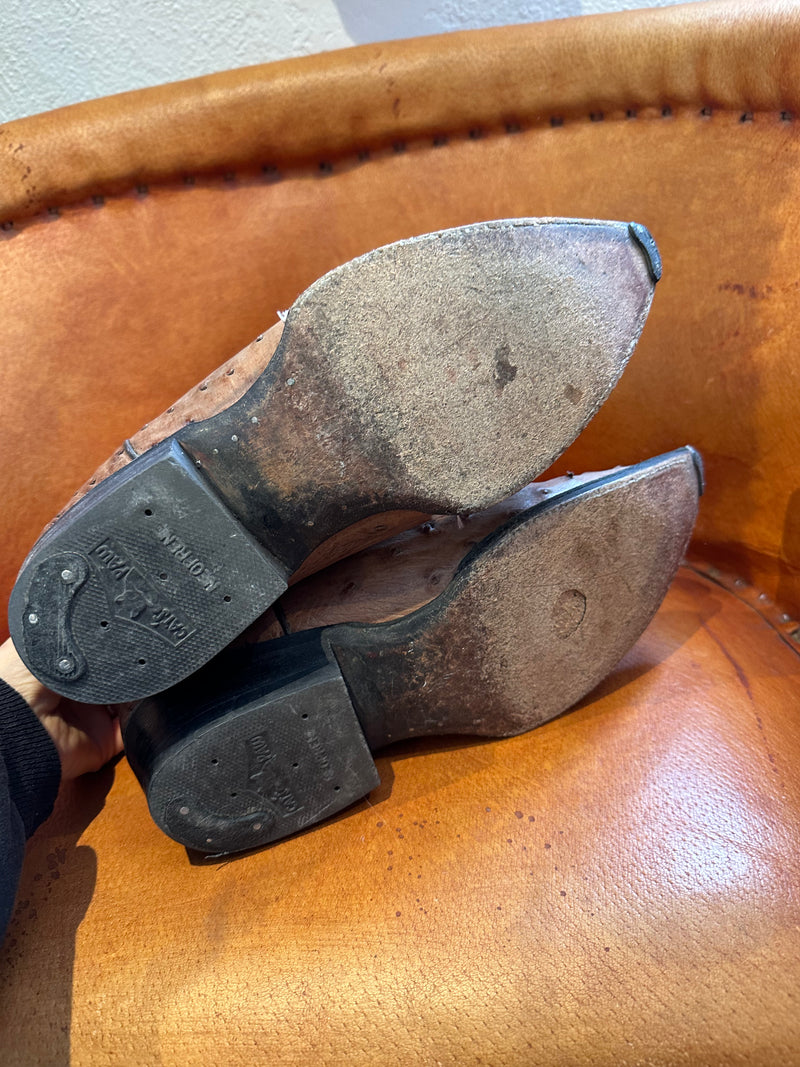 Peanut brittle ostrich sales boots