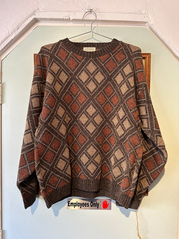 St. John's Bay Diamond Sweater - Medium