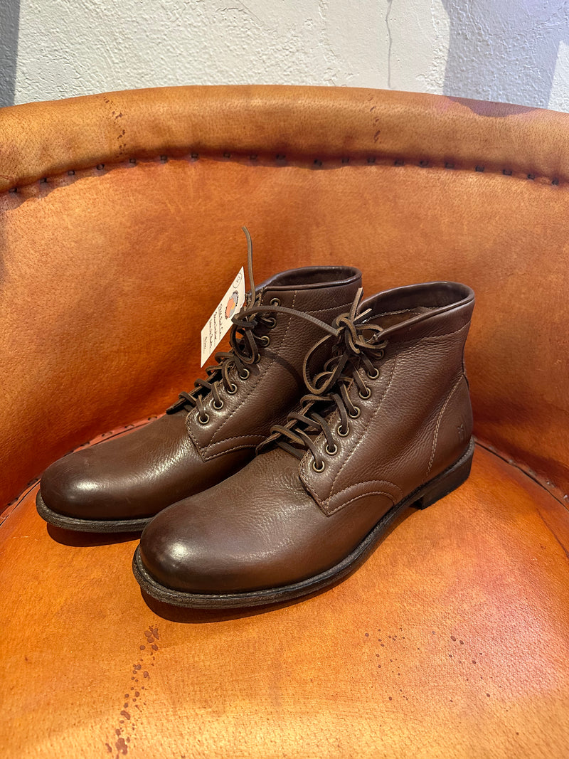 Frye Boot Co. Brown Leather Lace Up Boots