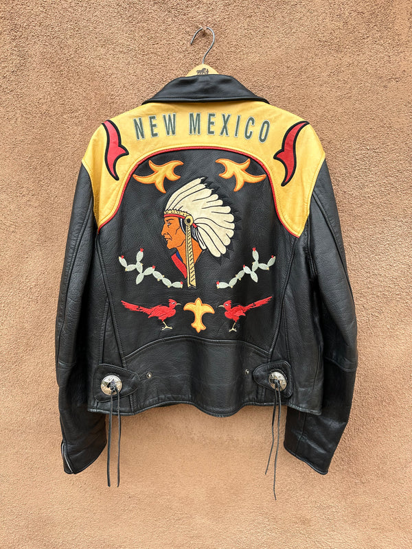 New Mexico Avirex Biker Jacket - Large