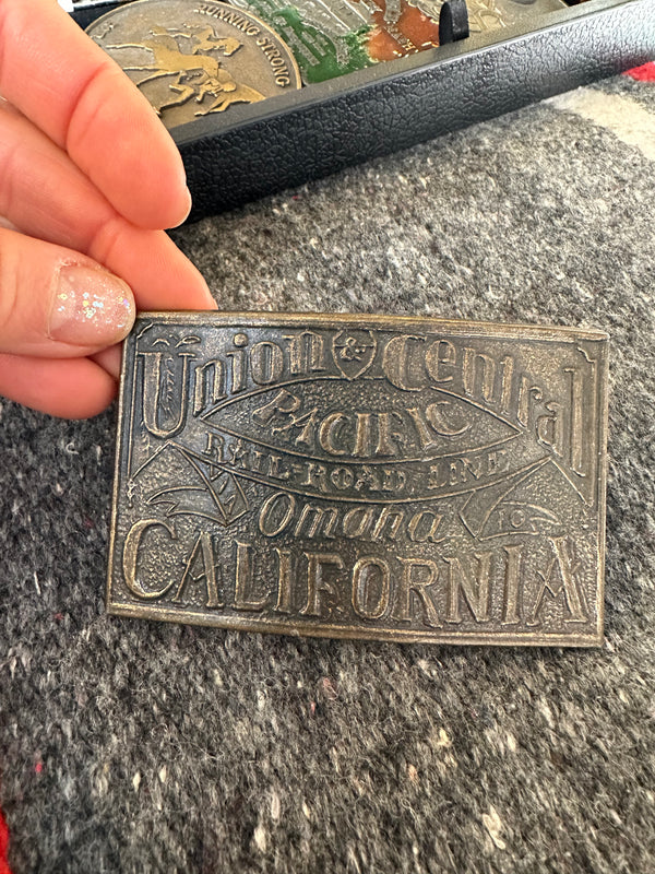 Union Pacific Rail Road Belt Buckle