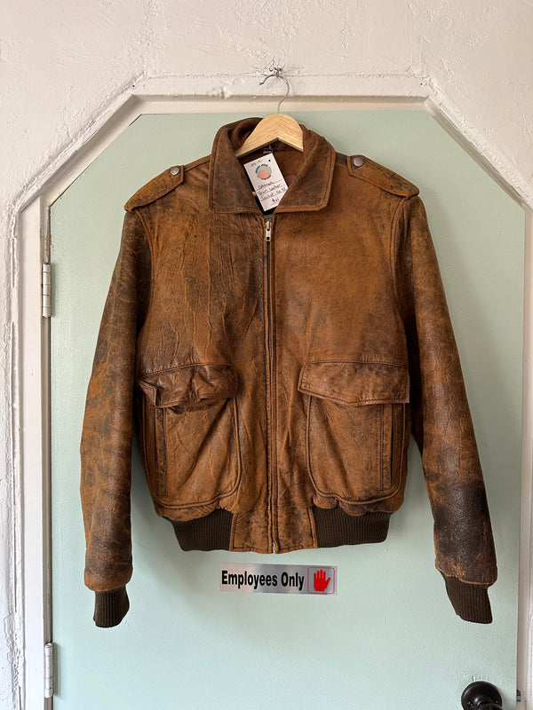 Oakbrook Brown Leather Jacket - 42