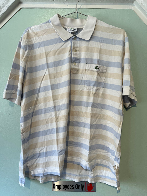 Striped Lacoste Polo Shirt - 6