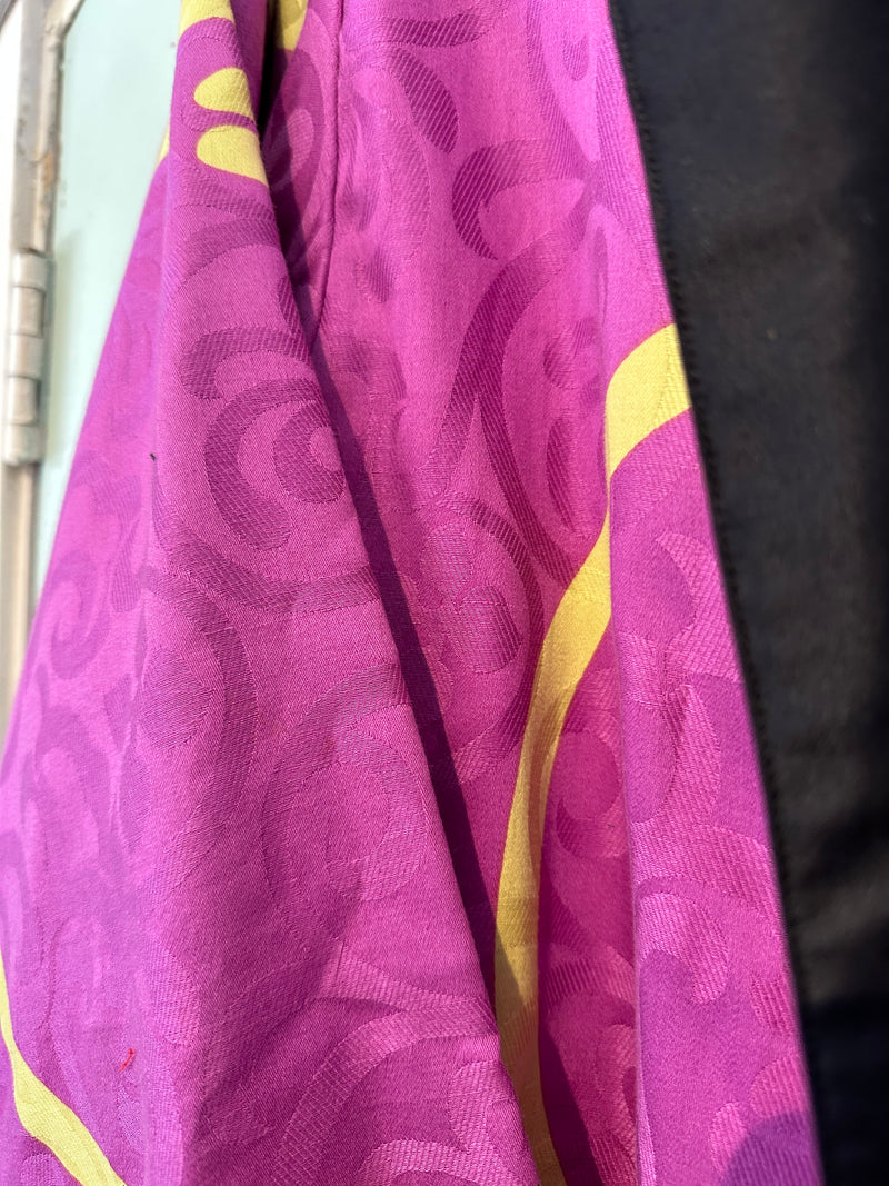 Purple and Red with Yellow Kimono Jacket - Reversible!
