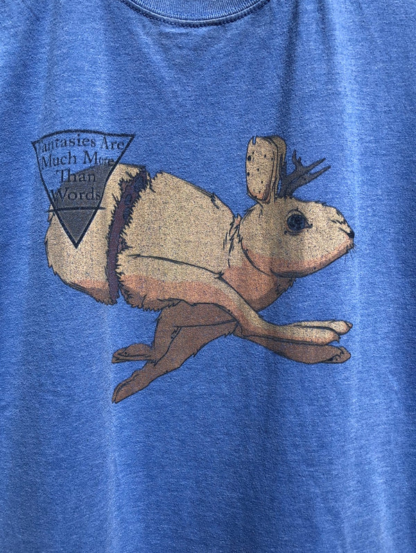 Jackalope T-shirt “Fantasies are Much More than Words”