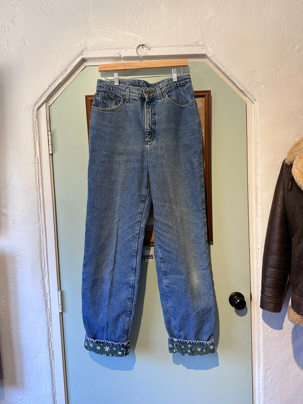 Winter Lined L.L.Bean Jeans - Made in the USA 12T/30