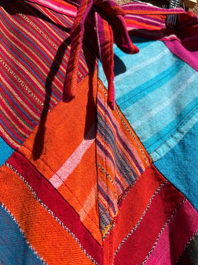 Guatemalan Textile Patchwork Wrap Skirt