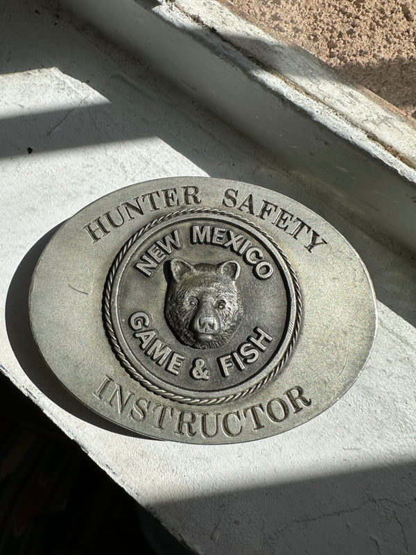 1977 Hunter Safety Instructor Belt Buckle