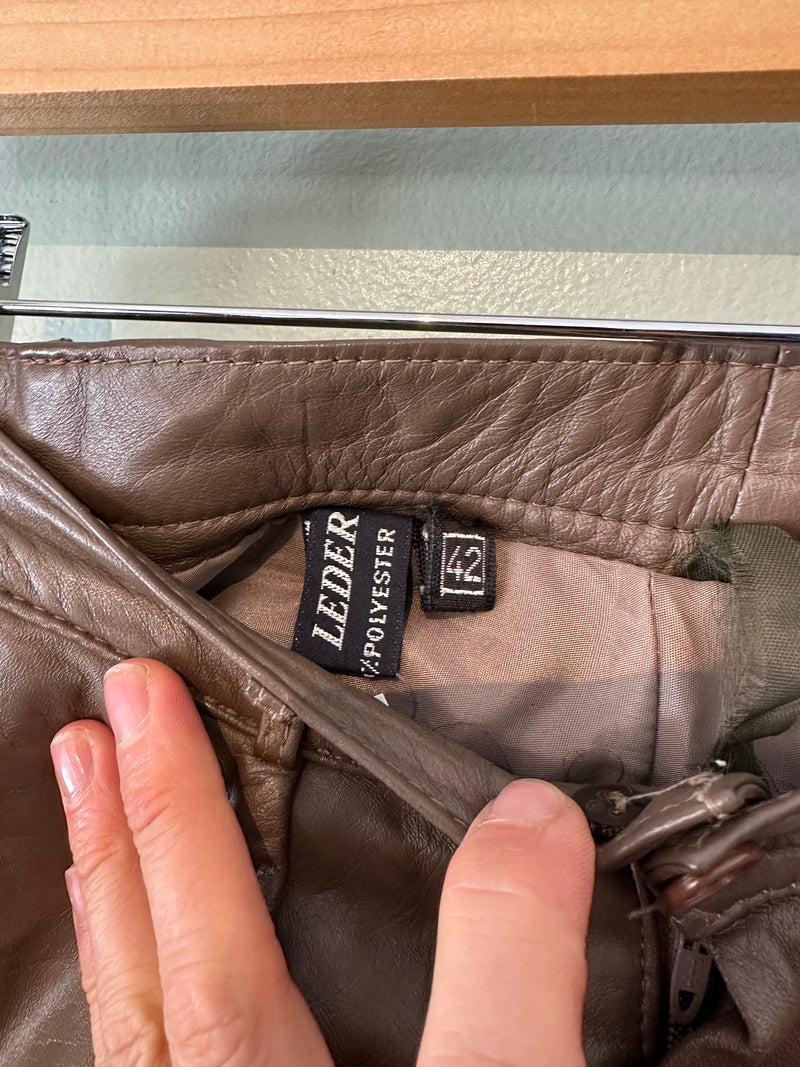 Echtes Leder Leather Pants - 42