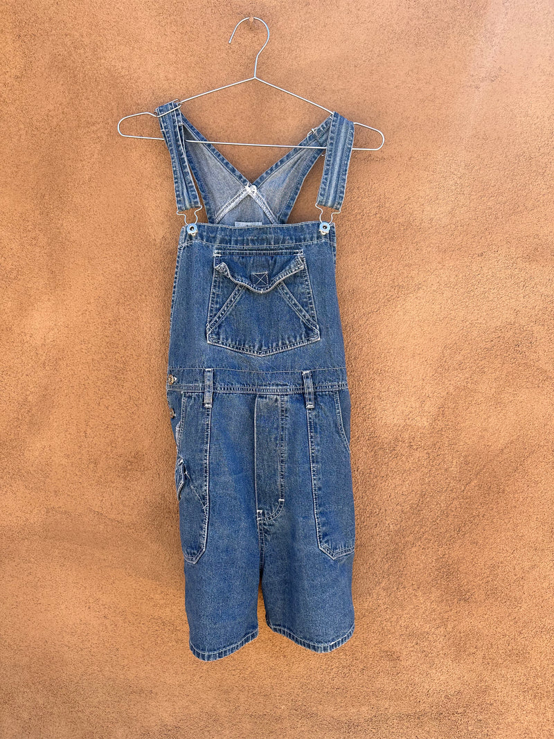 Denim Overall Shorts by Code Bleu