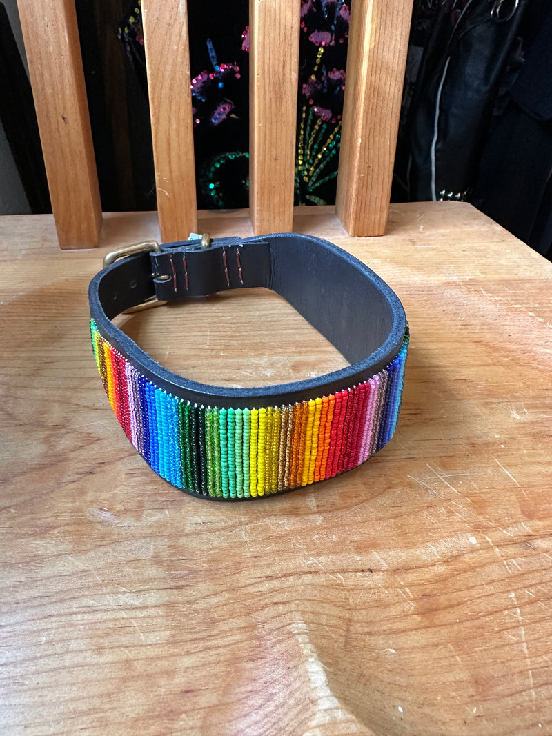 Beaded Rainbow Collar
