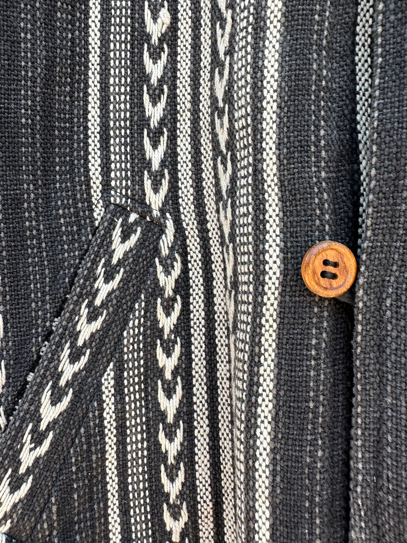 Woven 100% Cotton Striped Jacket