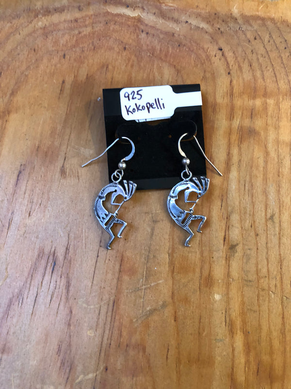 925 Kokopelli Earrings