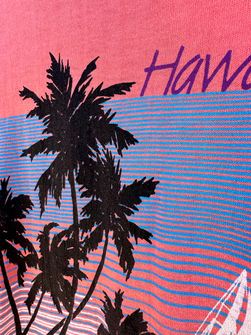 Peach Colored Hawaii Long Sleeve Shirt