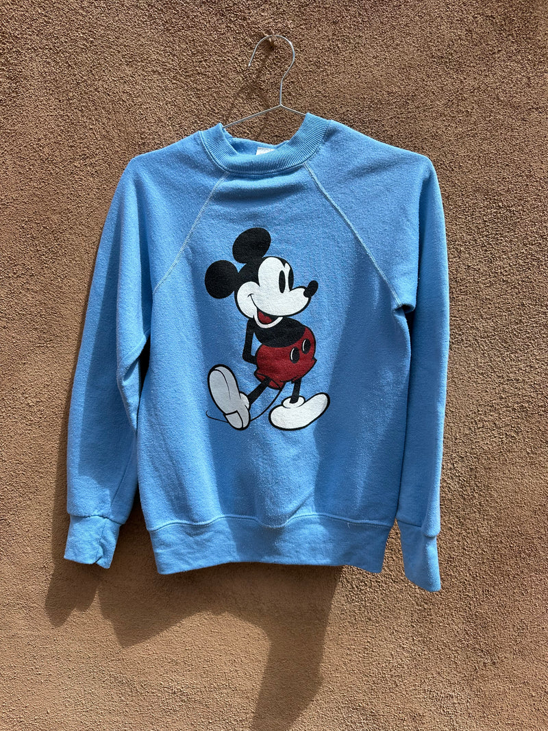 Classic Mickey Mouse Baby Blue Sweatshirt