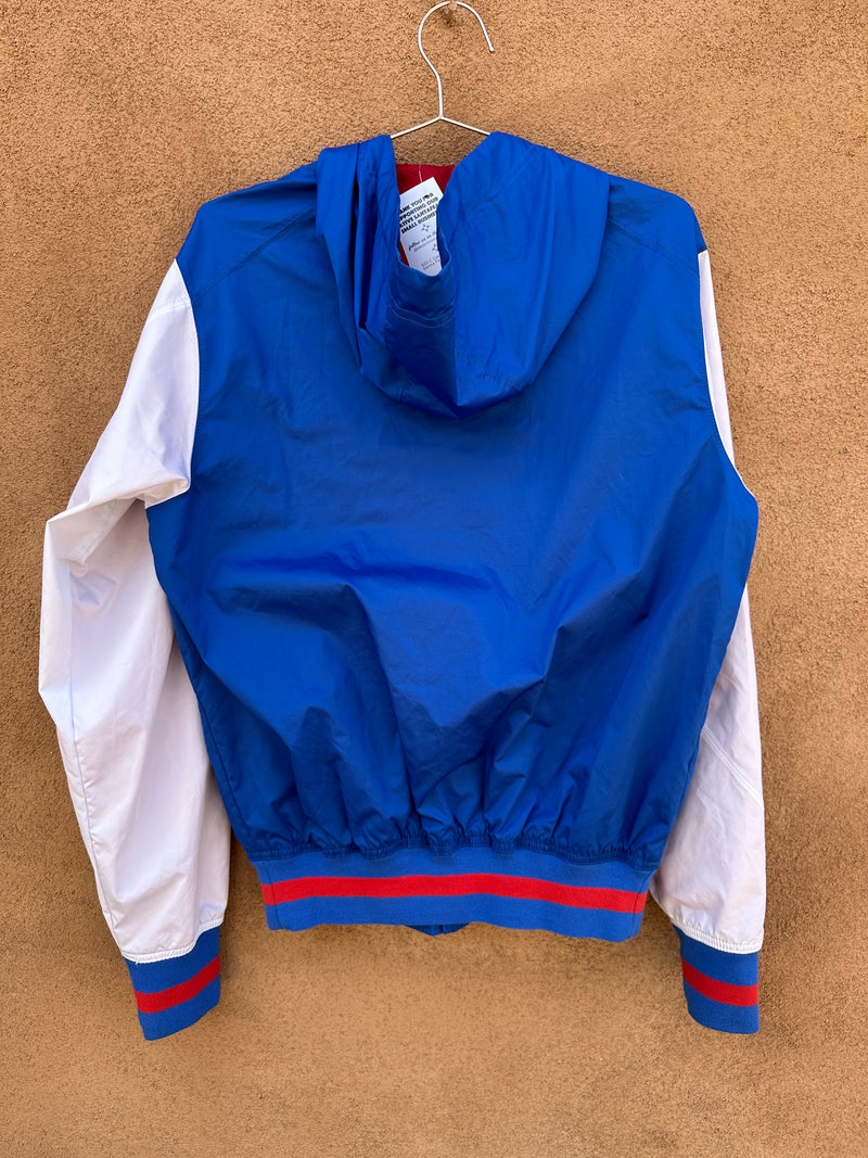Red white and blue jordan jacket hotsell