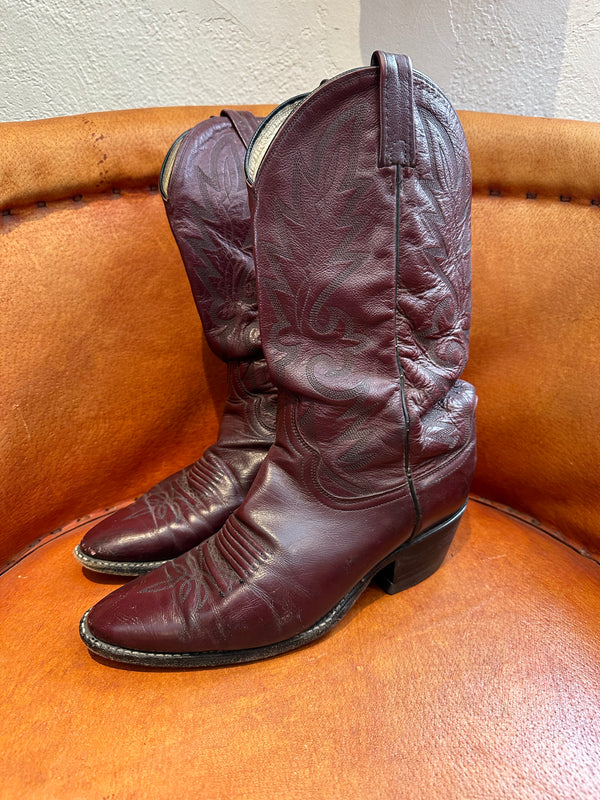 Men's Burgundy Dan Post Western Boots 8.5D