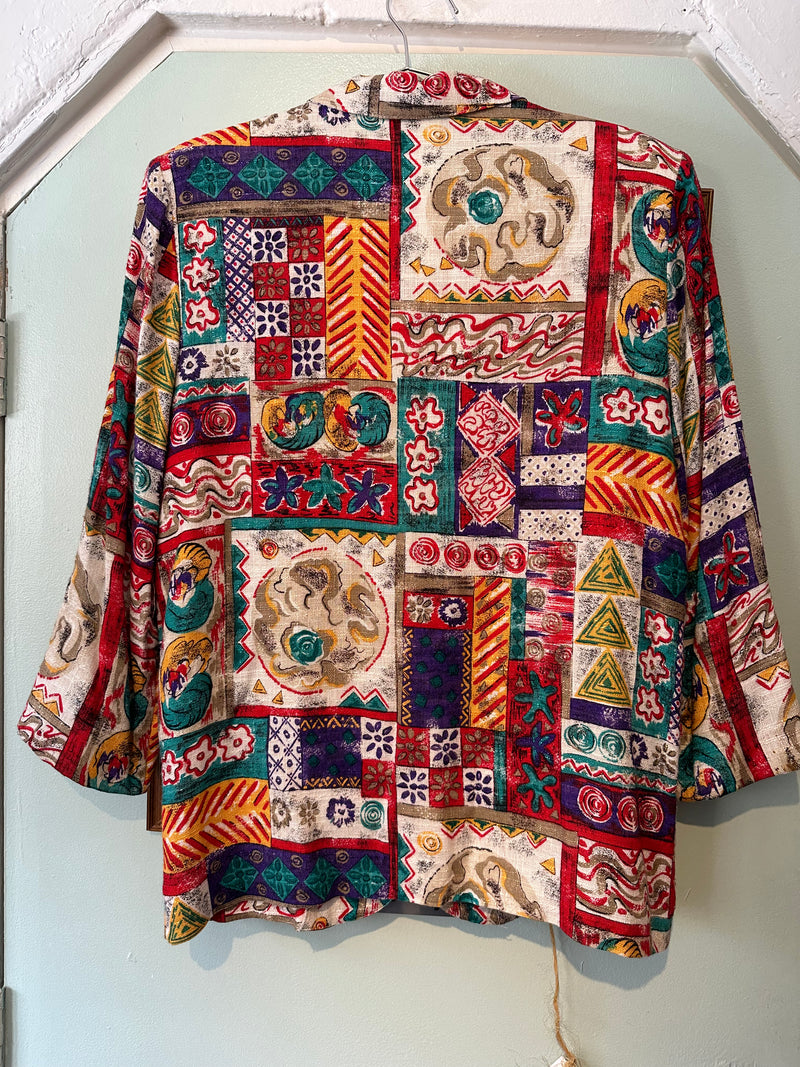 Colorful Abstract Blazer by Danielle B.