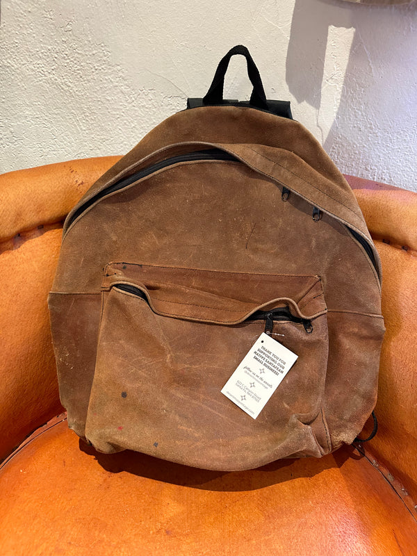 90's Brown Suede Backpack - Pacific Connections