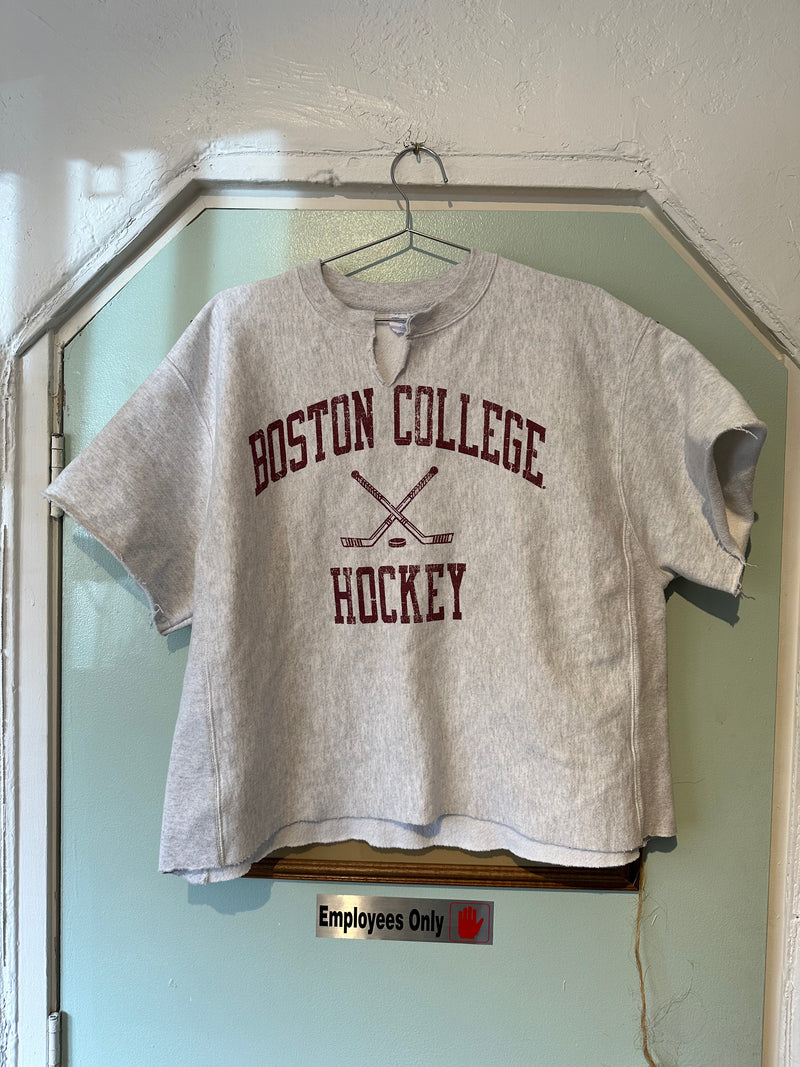 Boston College Hockey Cut Off Sweatshirt