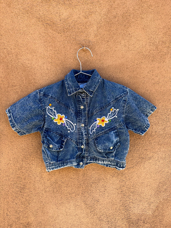 Pop Kids Acid Wash 80's Top