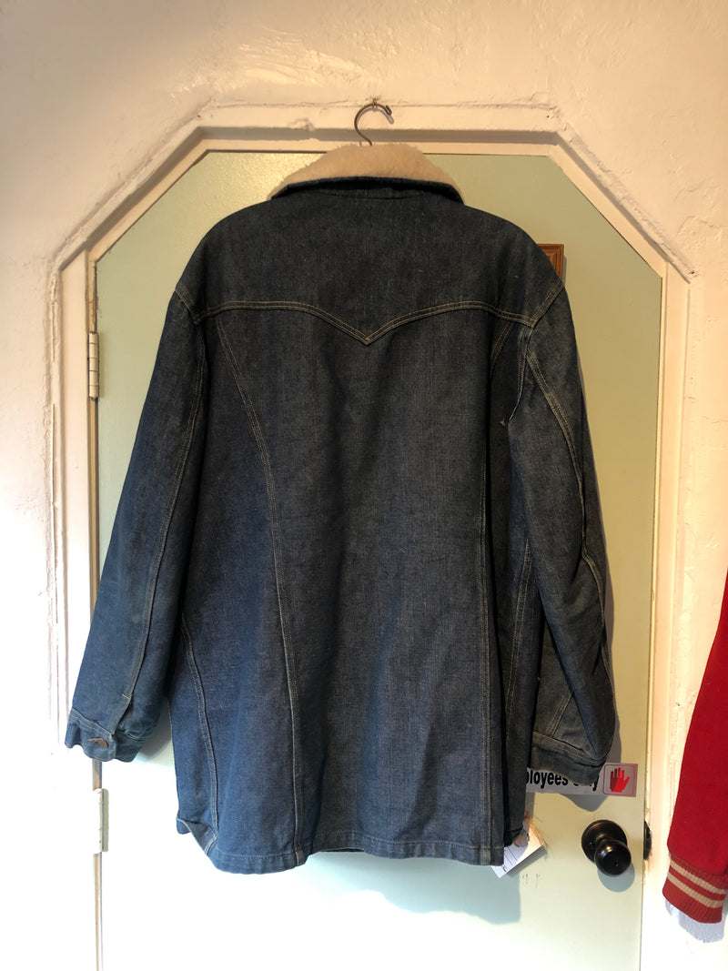 Lee Storm Rider Denim Jacket with Faux Shearling