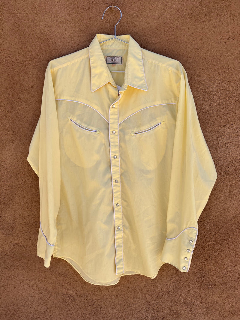 Yellow Western Shirt by Apple Bee Western