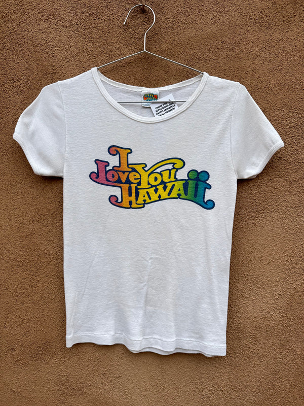 1970's I Love You Hawaii Tee