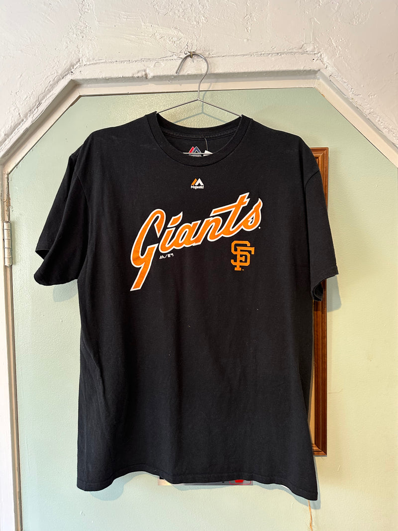S.F. Giants Black T-Shirt by Majestic