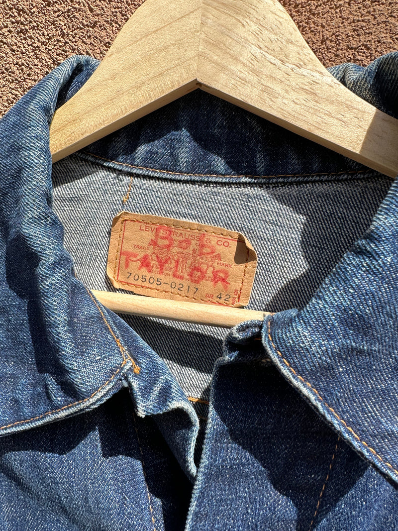 1960's Levi's Big E Type III Denim Jacket