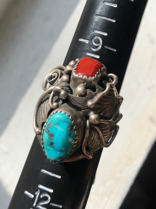 Old Pawn Navajo AL Ring