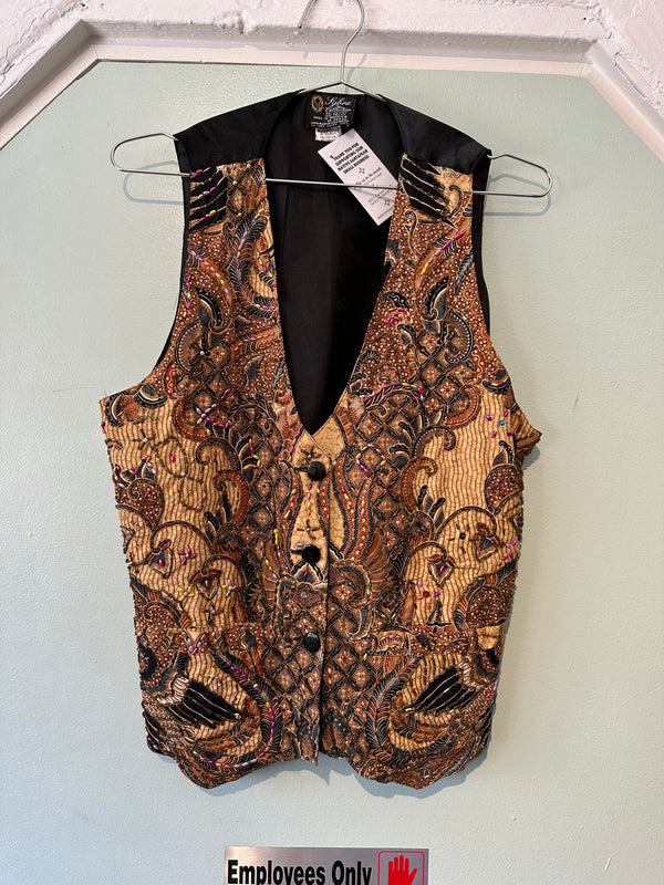 Sybra Collection Beaded Vest from Indonesia
