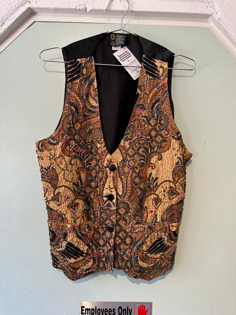 Sybra Collection Beaded Vest from Indonesia