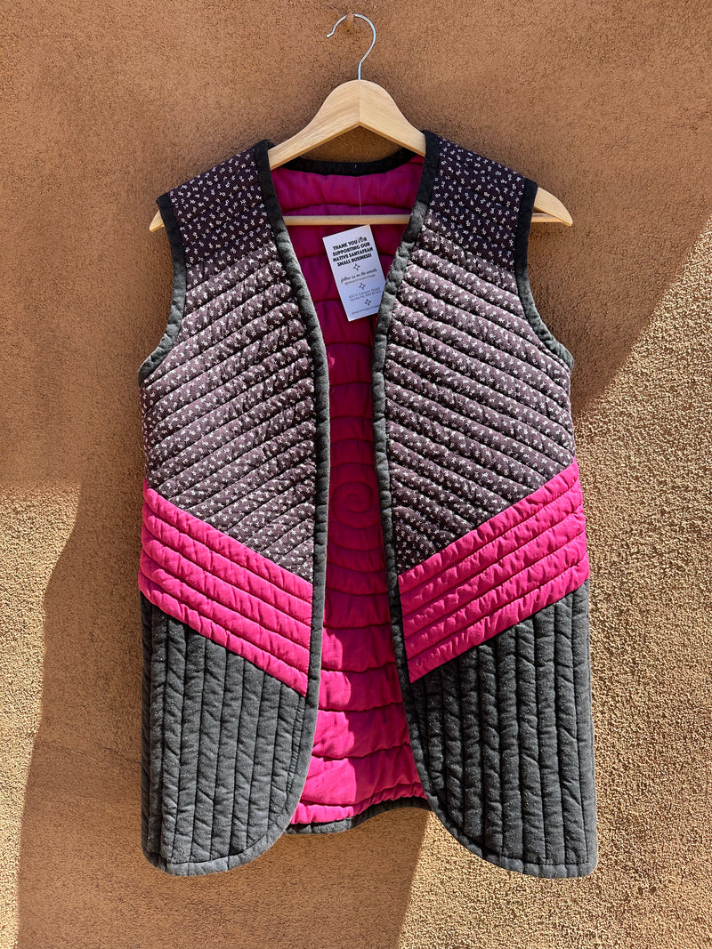 Quilted Vest Mid Length