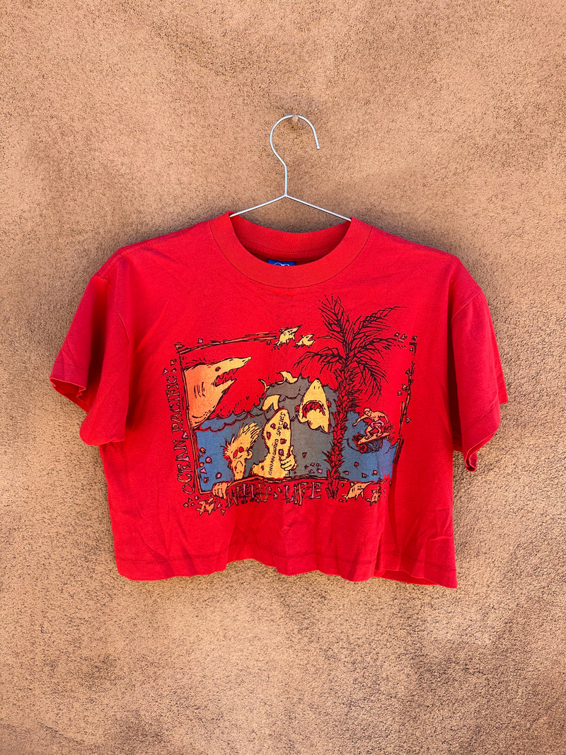 1988 Cropped Ocean Pacific Tee