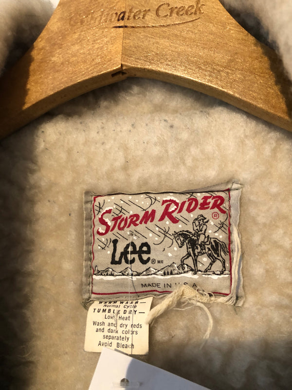 Lee Storm Rider Denim Jacket with Faux Shearling