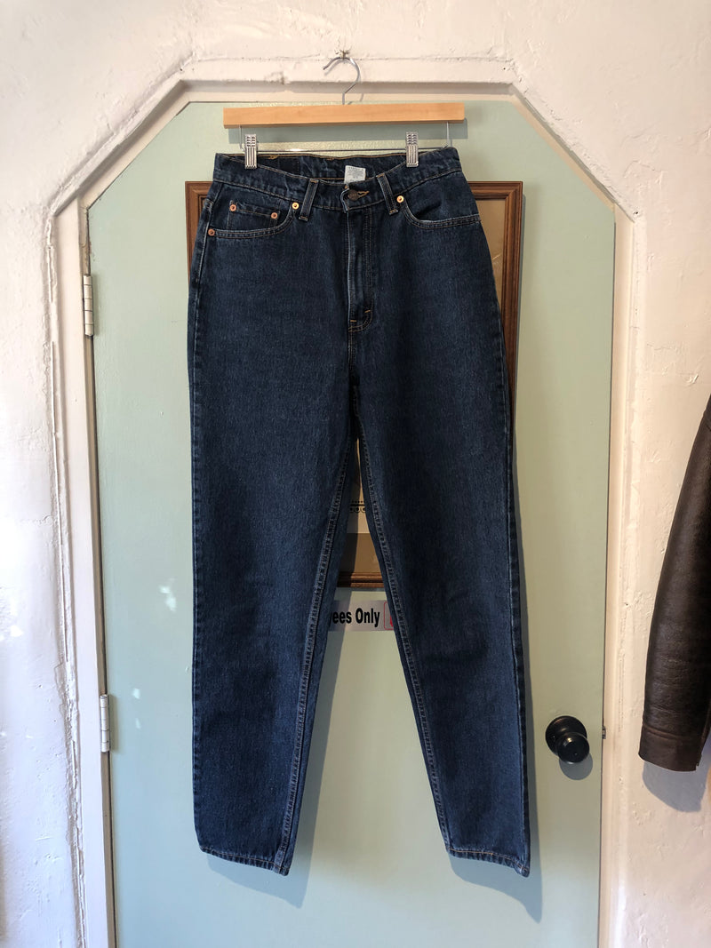 L.L. Bean Flannel Lined Jeans, Size: 12, Waist: 28
