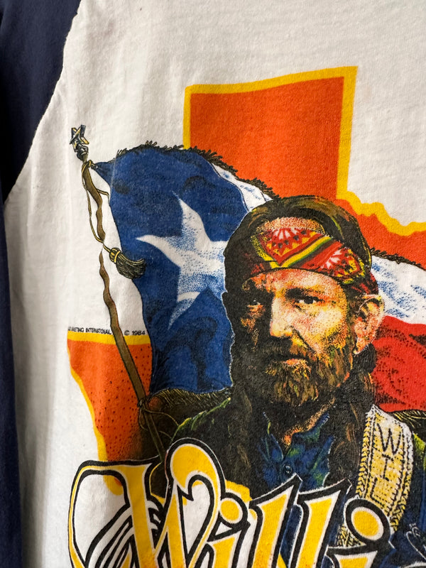 Willie Nelson 1984 "Texas" Raglan Tee