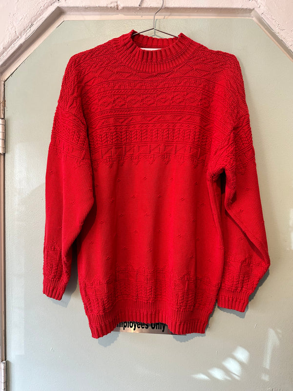 Red LizWear Cotton Sweater