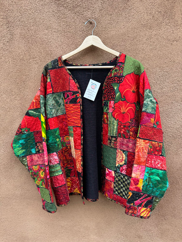 Quilted Floral Jacket