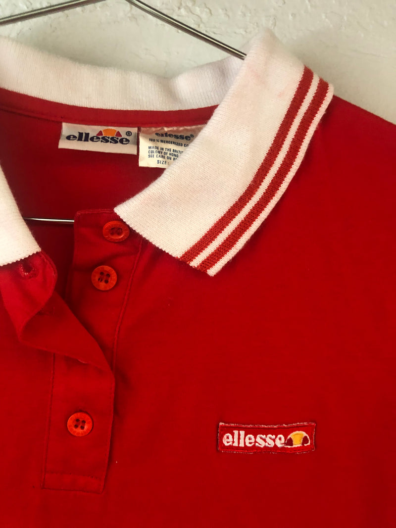 Red Ellesse Polo