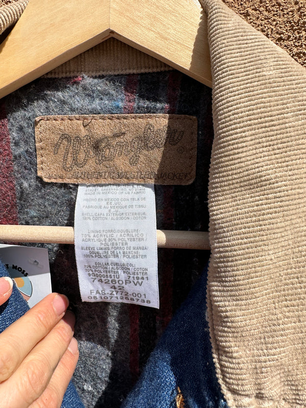 Wrangler Blanket Lined Denim Jacket - 42