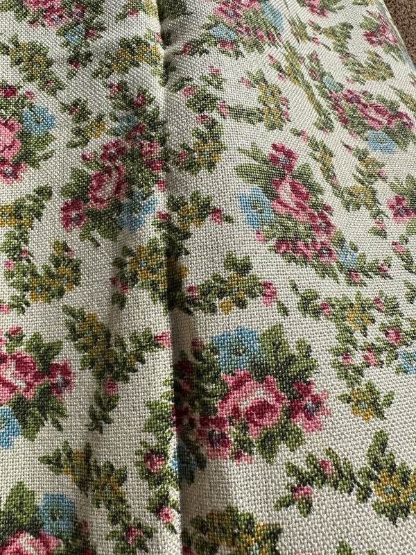 1960's Floral Pencil Skirt